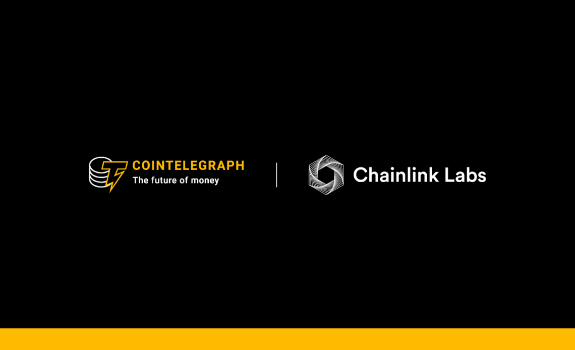 Cointelegraph enters into a strategic collaboration with Chainlink Labs to support Web3 startups