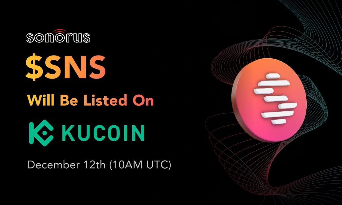 Sonorus’ SNS Token To Be Listed on Kucoin