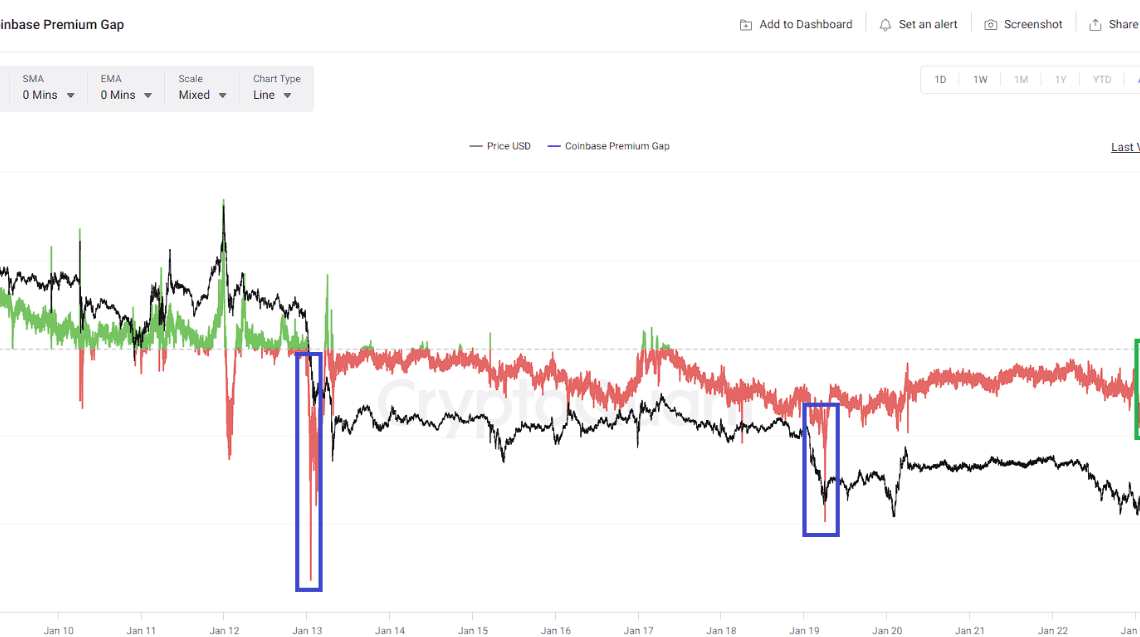 Bitcoin Coinbase Premium Gap