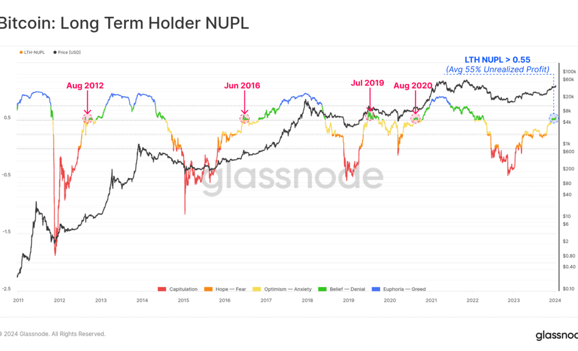 Bitcoin LTH NUPL