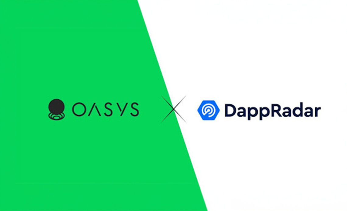 DappRadar Integrates Games and DApps on Oasys To Support Verses, Showing Five Games Leading UAW Rankings