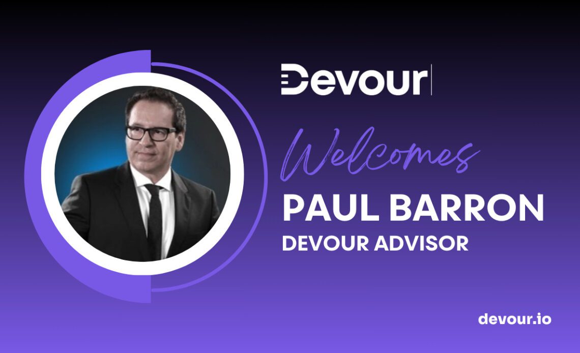 Devour.io Announces Tech Analyst and Media Expert Paul Barron as Advisor