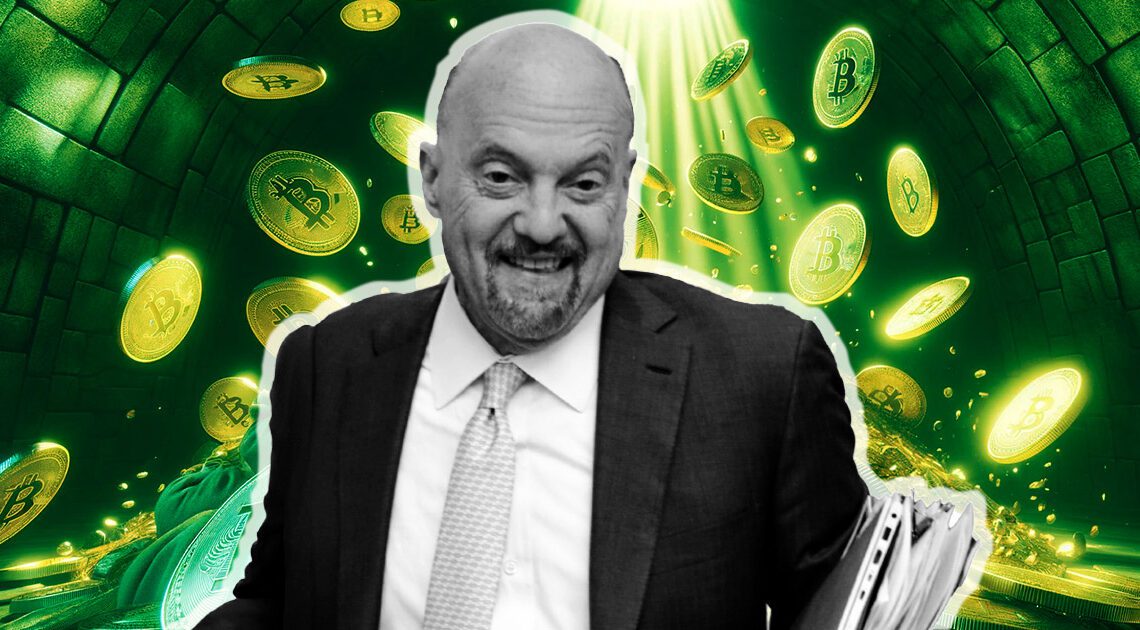 Jim Cramer calls "major top" for Bitcoin a week after praising its growth