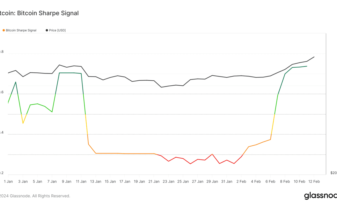 bitcoin sharpe signal ytd