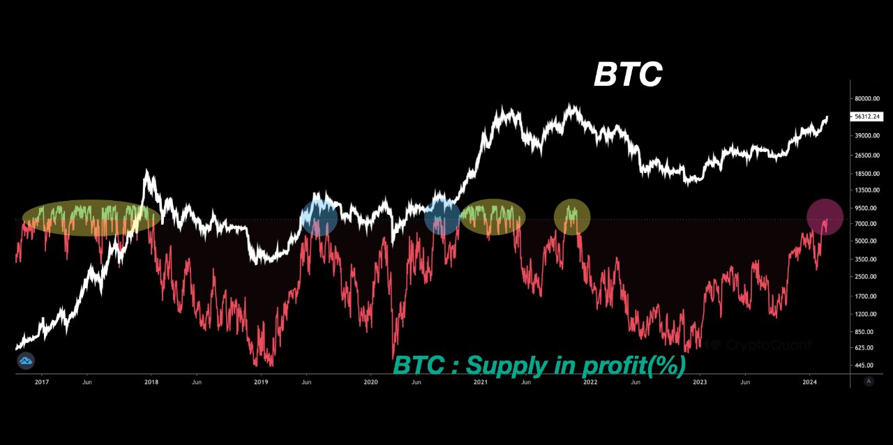 Bitcoin Supply In Profit