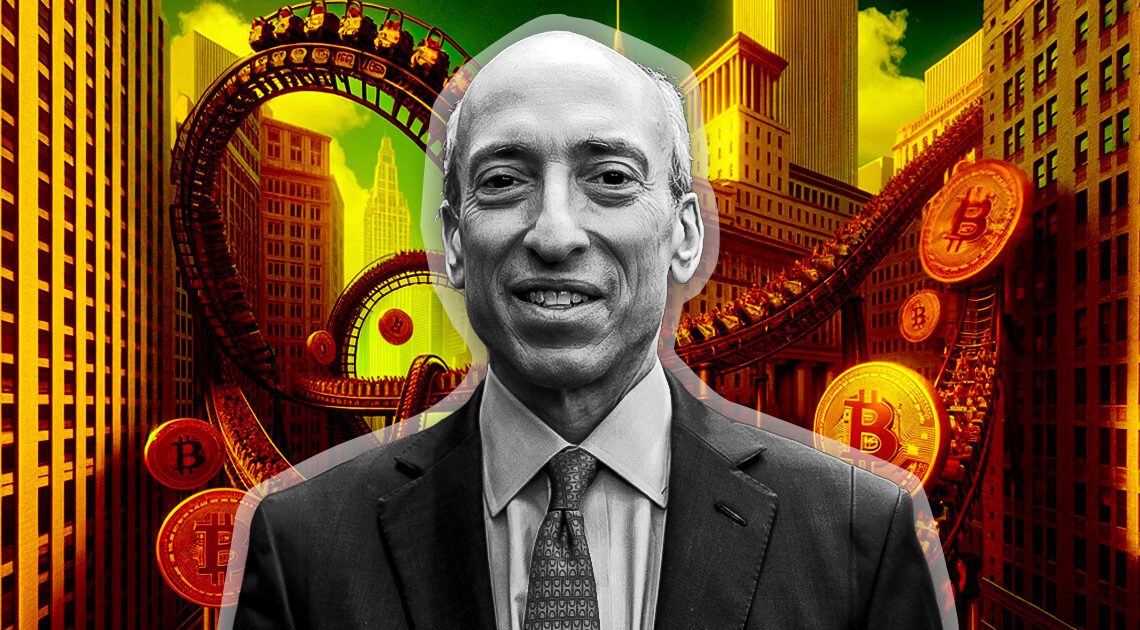 Gary Gensler compares Bitcoin’s latest all-time high to a 'roller coaster ride'