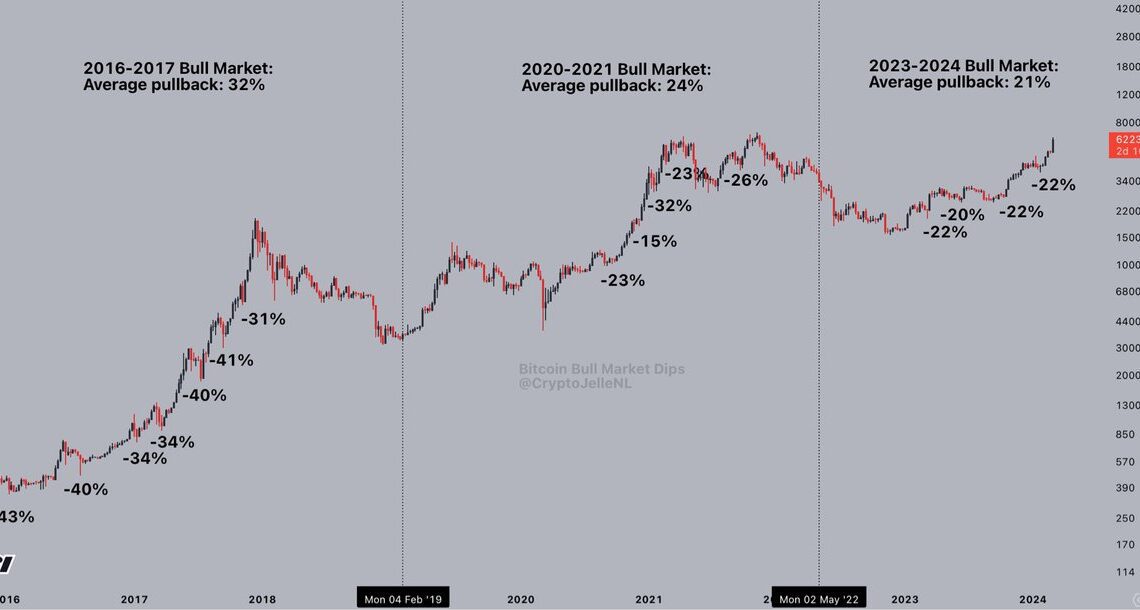 Bitcoin Historical pullback