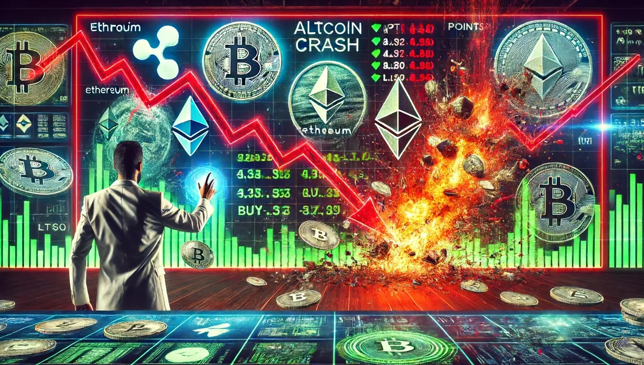 Expert Forecasts Altcoin Market Crash, Suggests Optimal Buy-In Points For Top 10 Cryptos