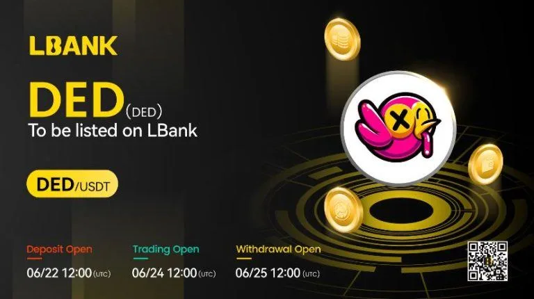 LBank Exchange Will List DED (DED) on June 24, 2024