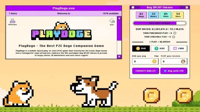 PlayDoge Meme Coin Shoots to $2.5M in Opening 10 Days of Presale as Analysts Predict Big Gains