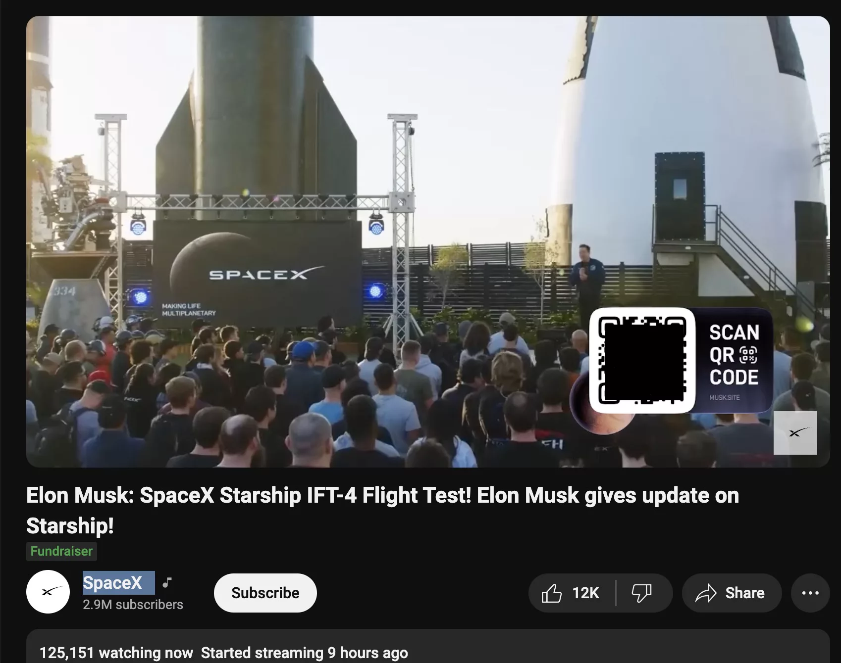 Scammers Ask for Crypto on Fake SpaceX Elon Musk Livestream by Dubbing an AI Voice Over Real Video: Report