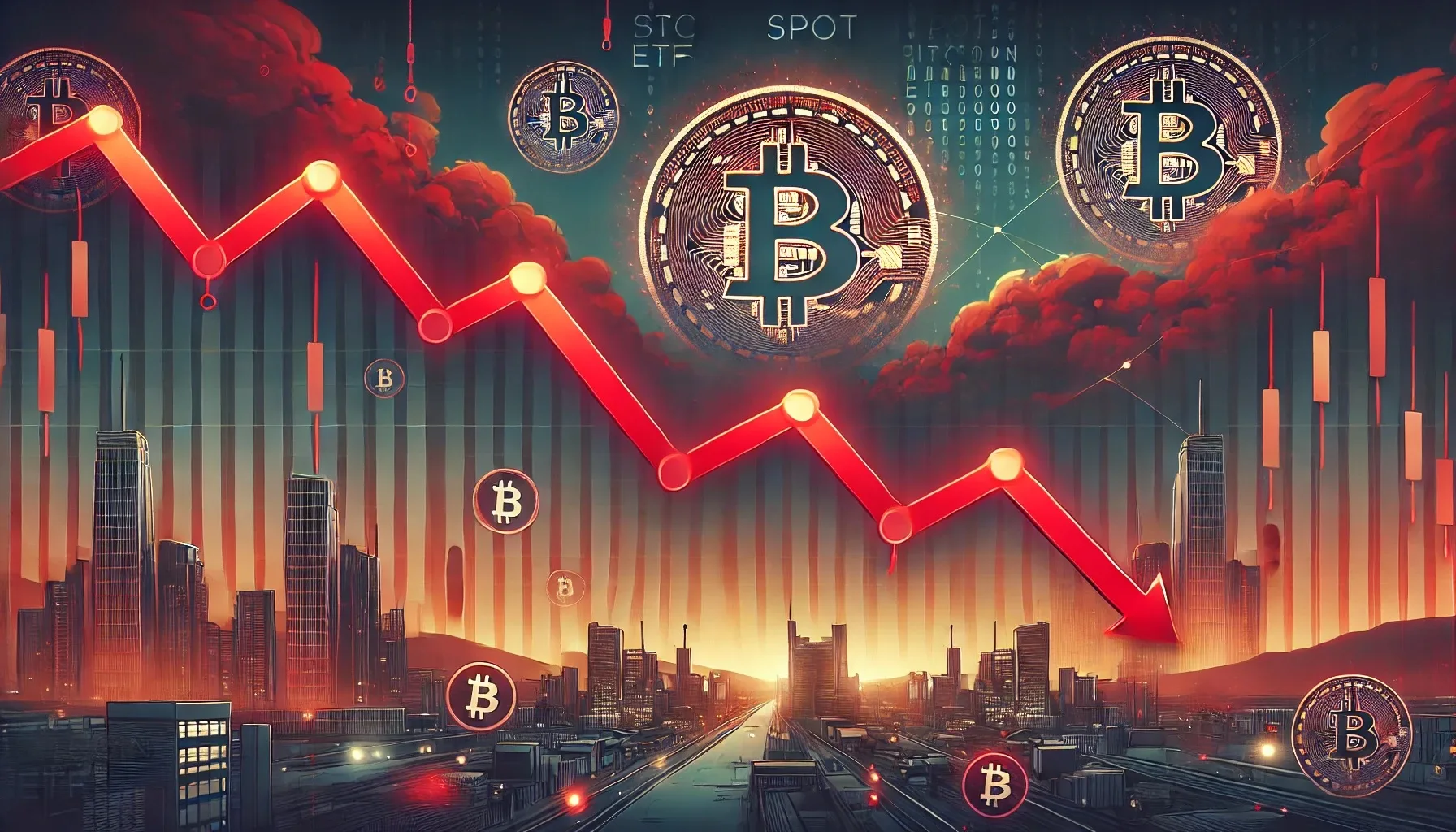 Spot Bitcoin ETFs See 7 Consecutive Days Of Outflows, Here’s What Happened Last Time