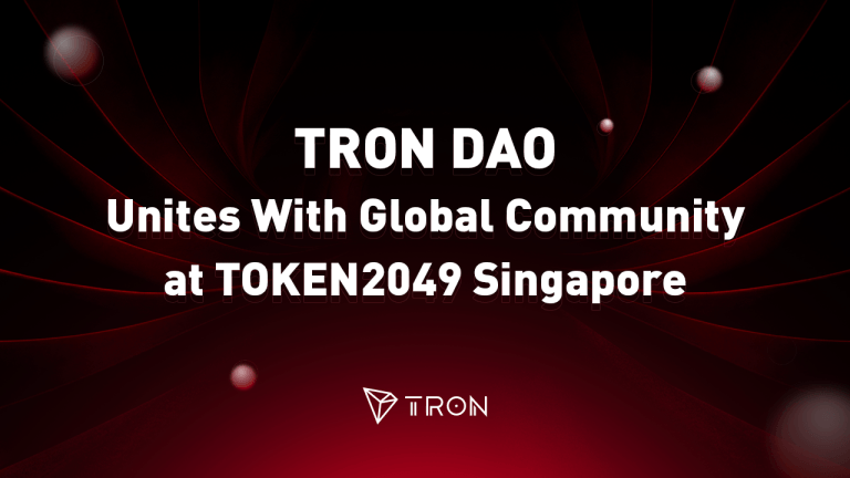 TRON DAO Unites With Global Community at TOKEN2049 Singapore